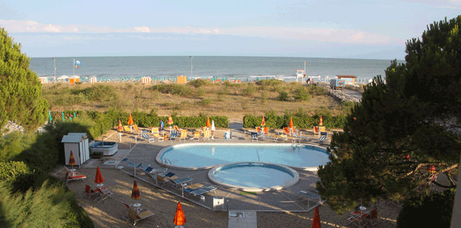 foto-originale_berthajesolo Foto originale scattata da me dalle finestre dell'hotel bertha - Jesolo pineta